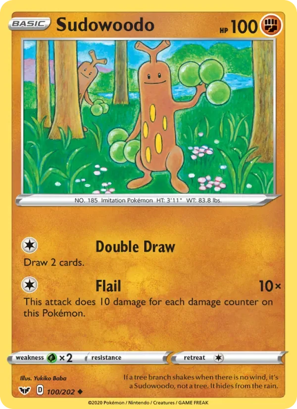 Sudowoodo, Sword & Shield