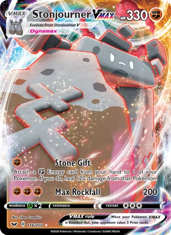 Stonjourner VMAX, Sword & Shield