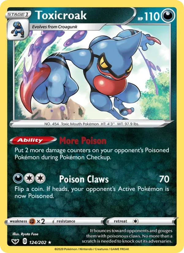 Toxicroak, Sword & Shield