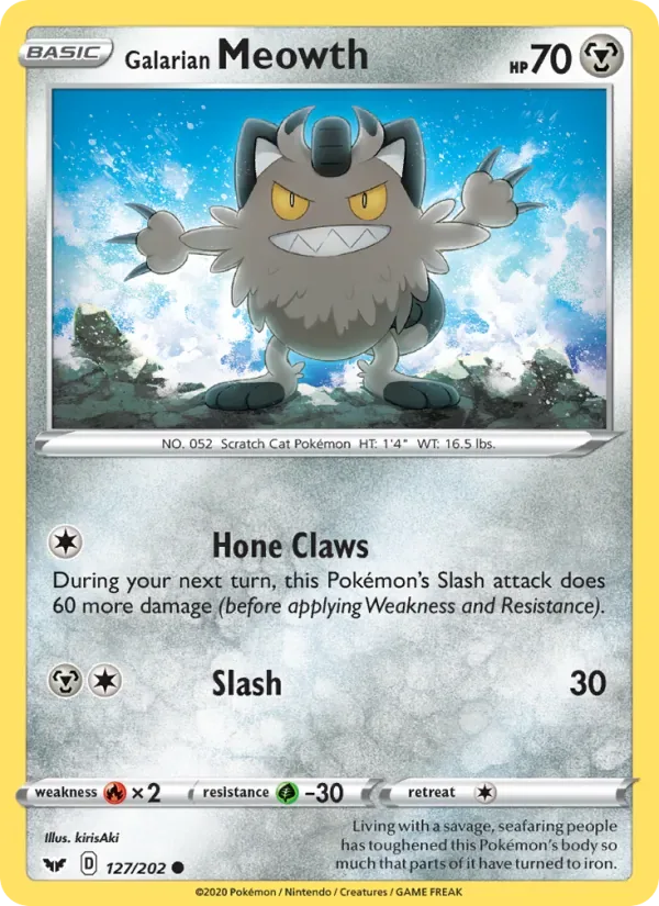 Galarian Meowth, Sword & Shield