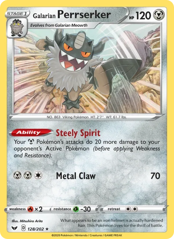 Galarian Perrserker, Sword & Shield