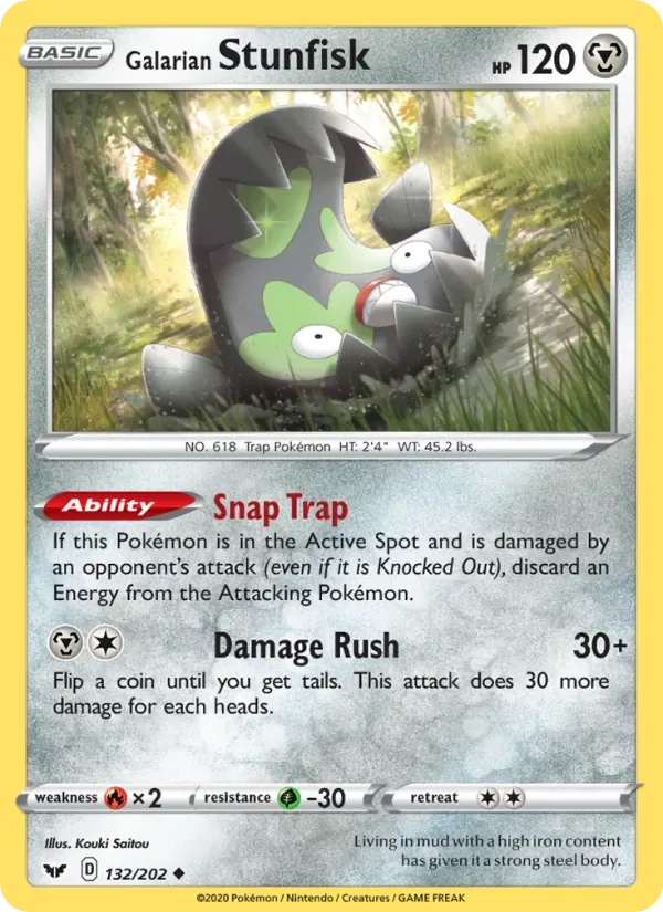 Galarian Stunfisk, Sword & Shield
