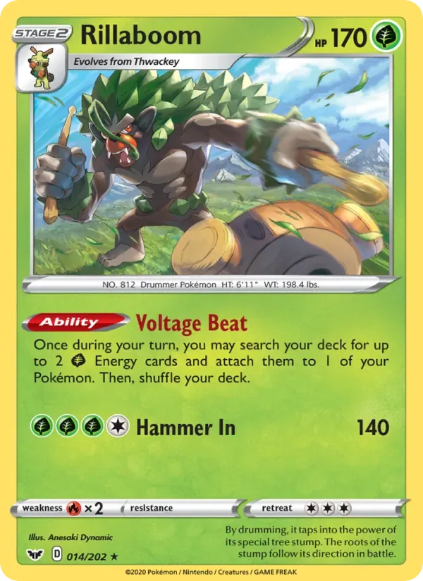 Rillaboom, Sword & Shield