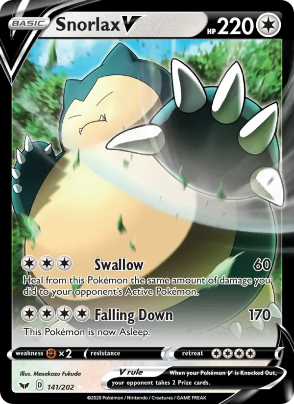 Snorlax V, Sword & Shield