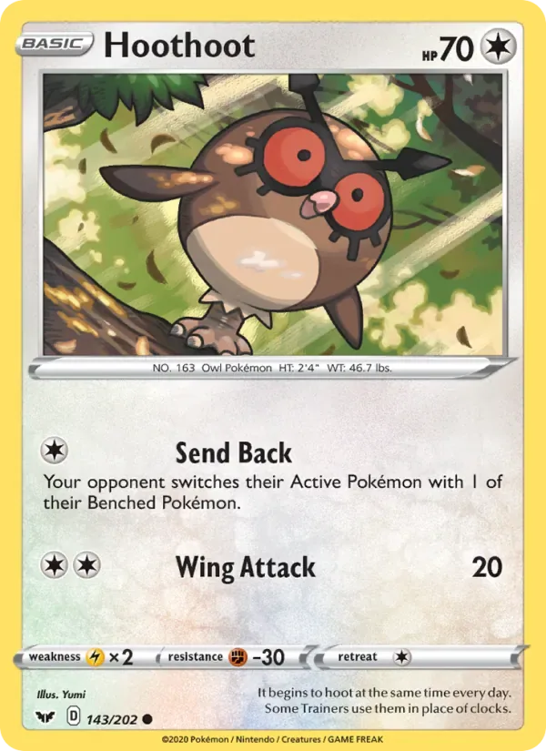 Hoothoot, Sword & Shield