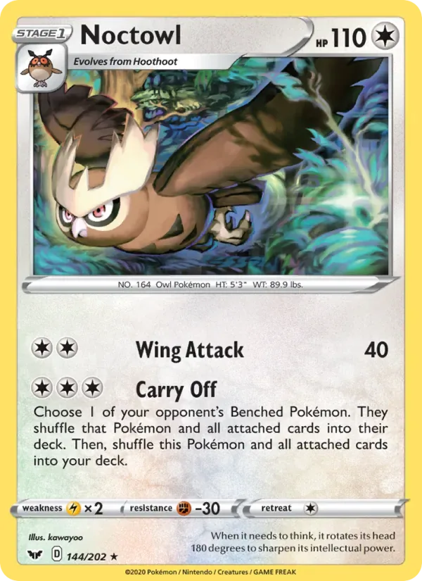 Noctowl, Sword & Shield