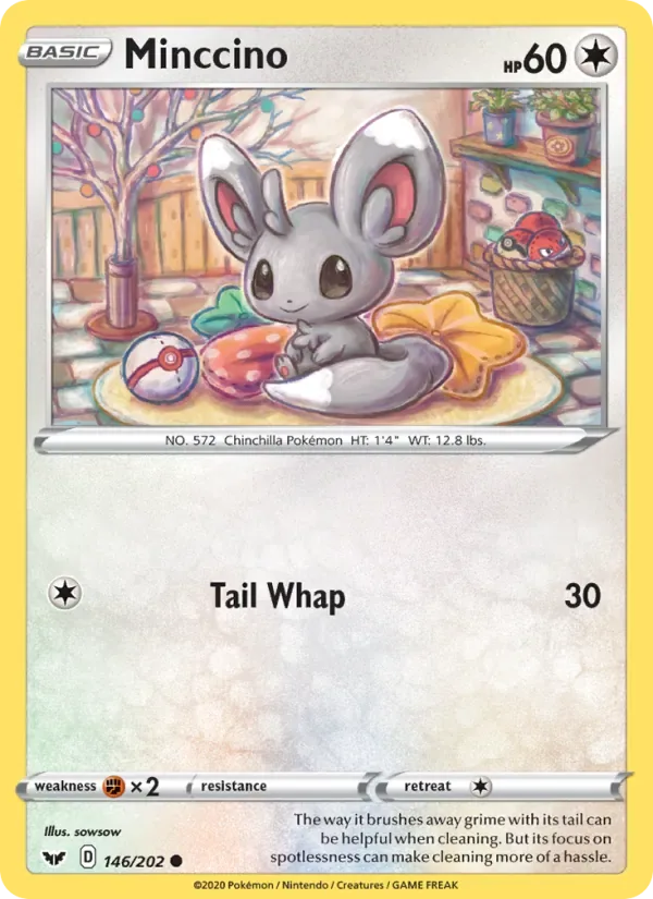 Minccino, Sword & Shield