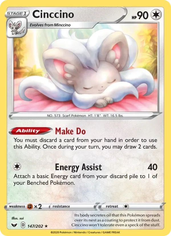 Cinccino, Sword & Shield