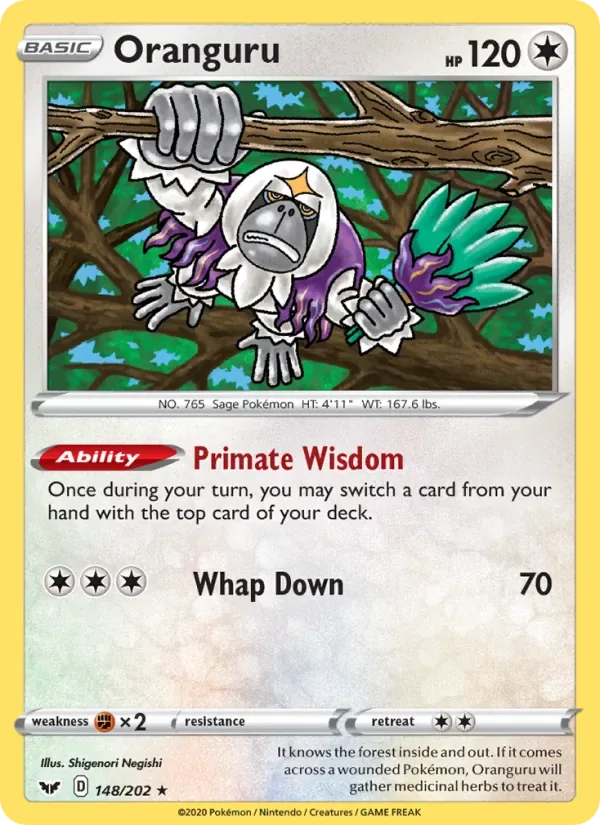 Oranguru, Sword & Shield