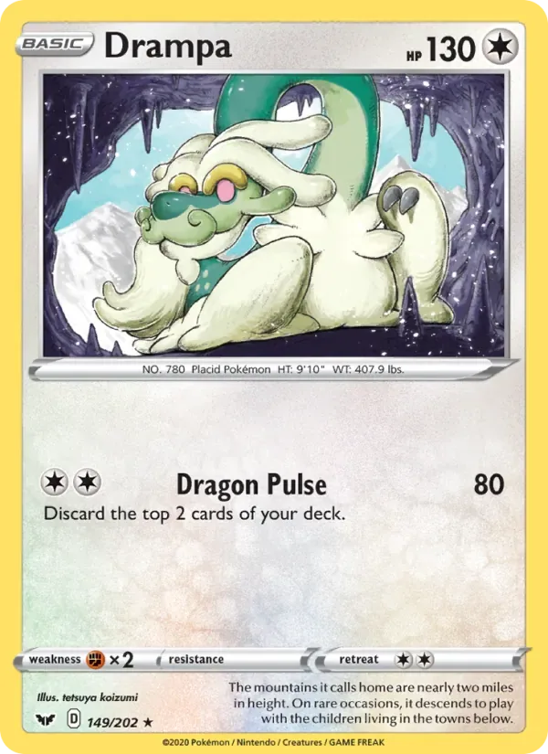 Drampa, Sword & Shield