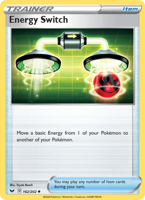 Energy Switch, Sword & Shield