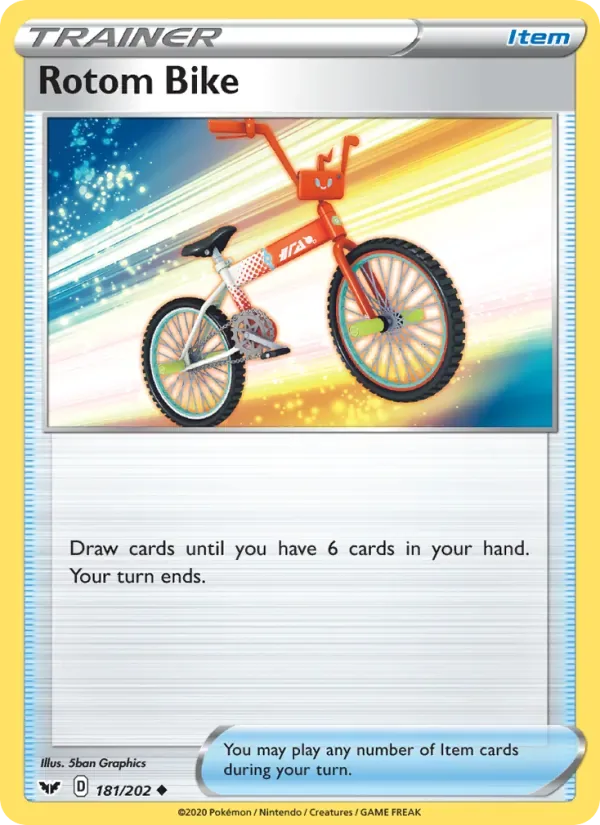 Rotom Bike, Sword & Shield
