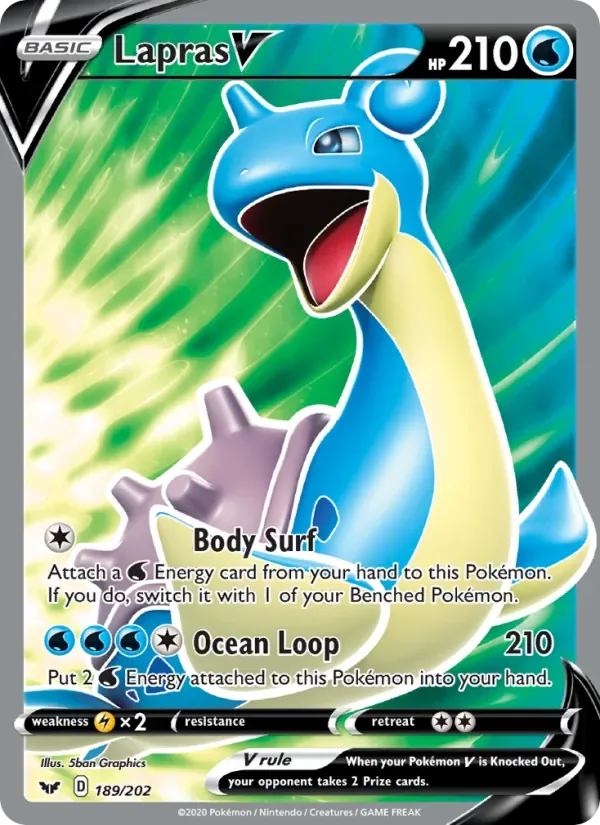 Lapras V, Sword & Shield