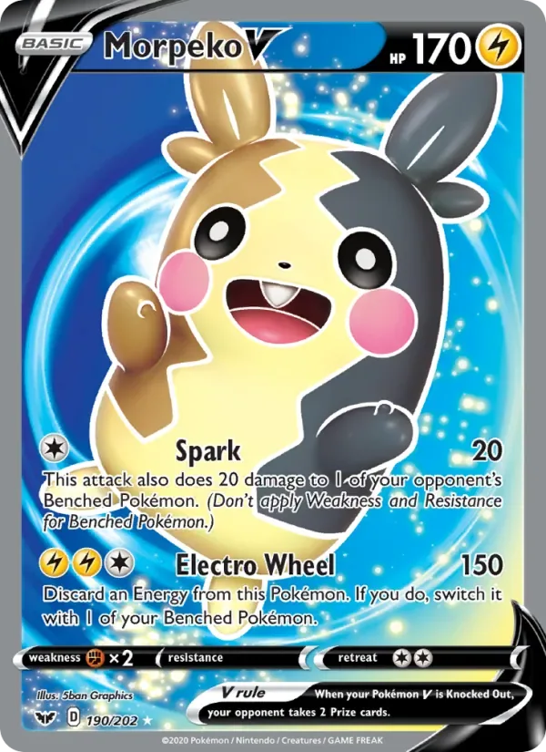 Morpeko V, Sword & Shield