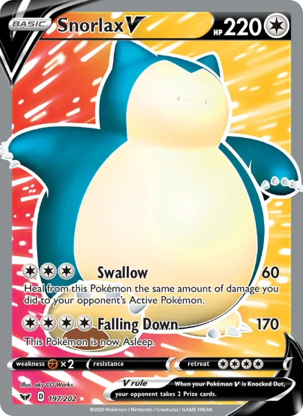Snorlax V, Sword & Shield