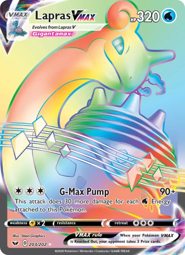 Lapras VMAX, Sword & Shield