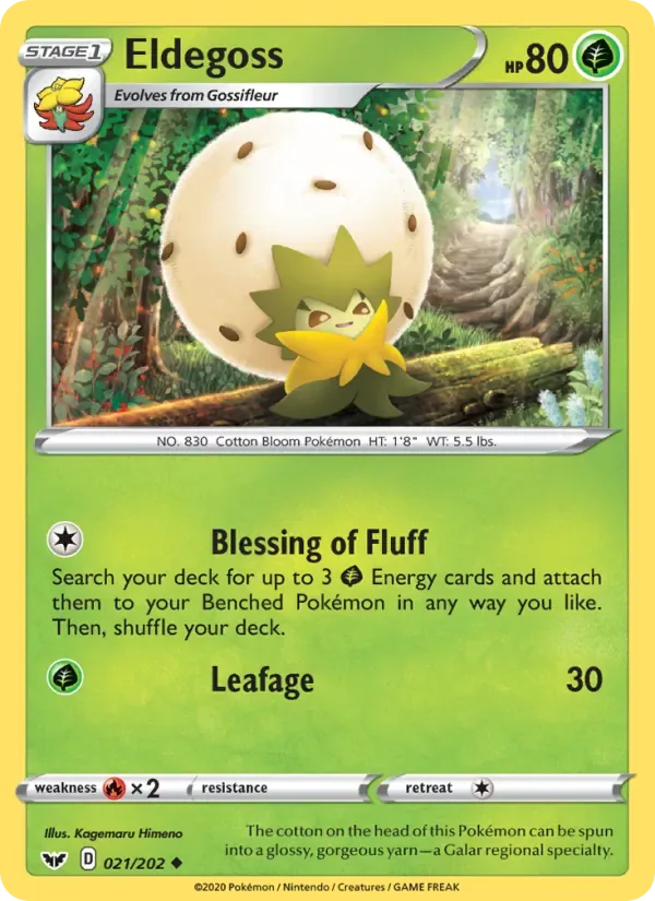 Eldegoss, Sword & Shield