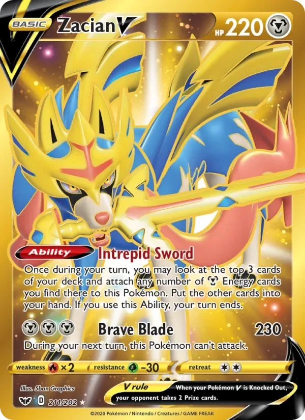 Zacian V, Sword & Shield