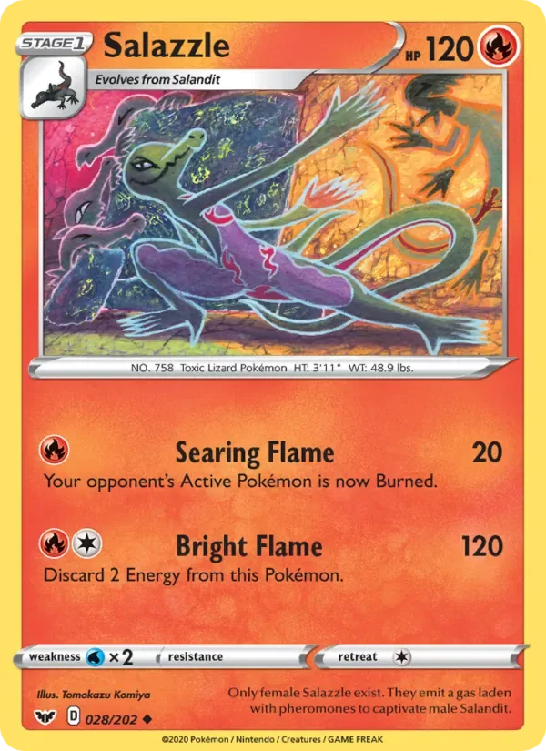 Salazzle, Sword & Shield