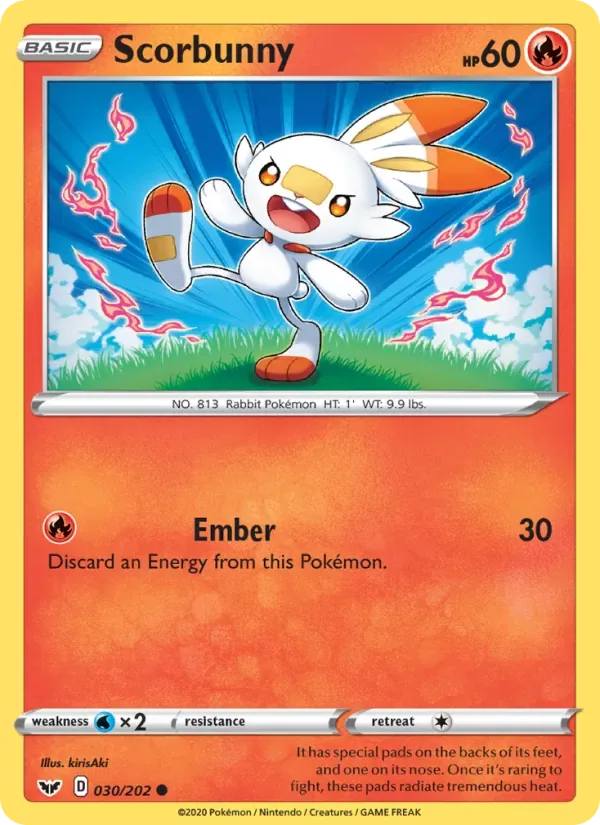 Scorbunny, Sword & Shield