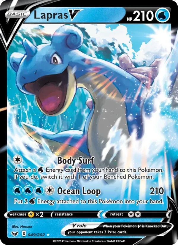 Lapras V, Sword & Shield