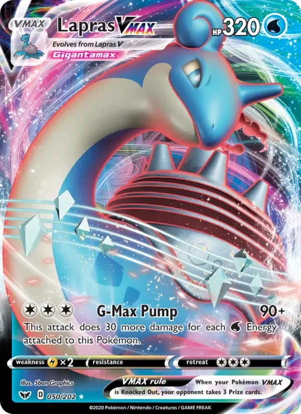 Lapras VMAX, Sword & Shield