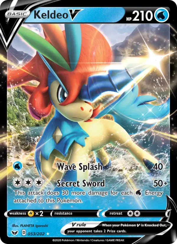 Keldeo V, Sword & Shield