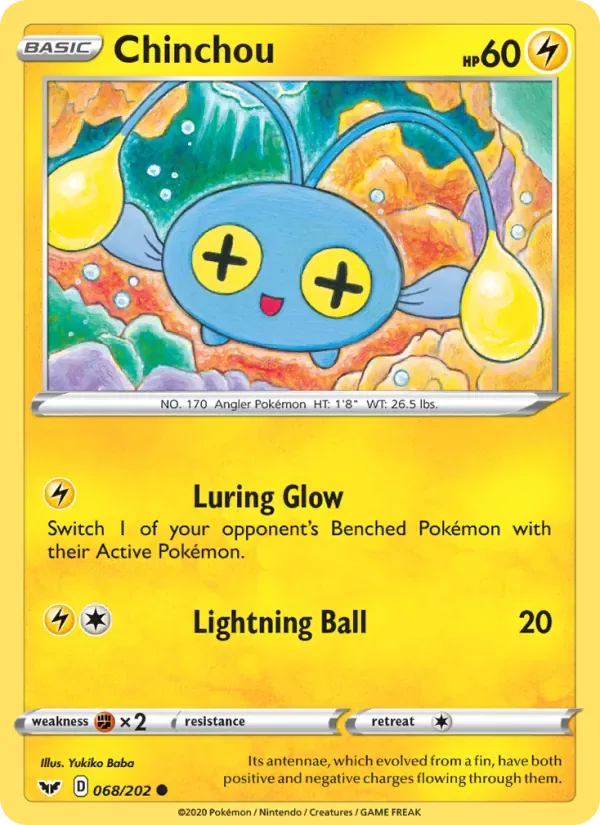 Chinchou, Sword & Shield