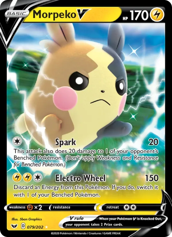 Morpeko V, Sword & Shield