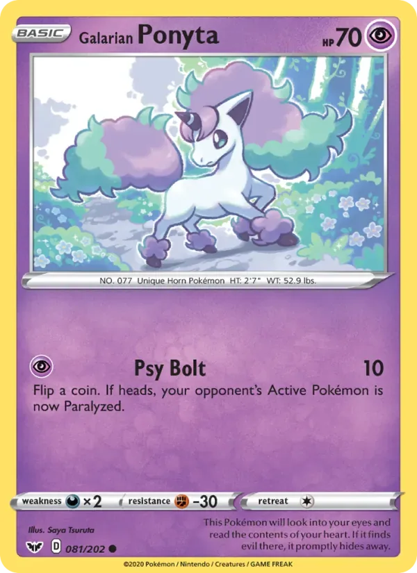 Galarian Ponyta, Sword & Shield