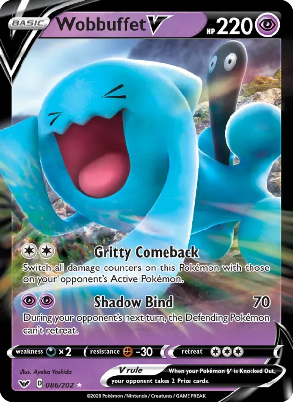Wobbuffet V, Sword & Shield