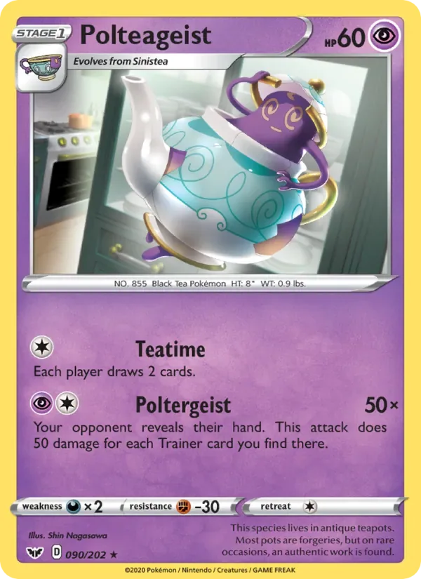 Polteageist, Sword & Shield