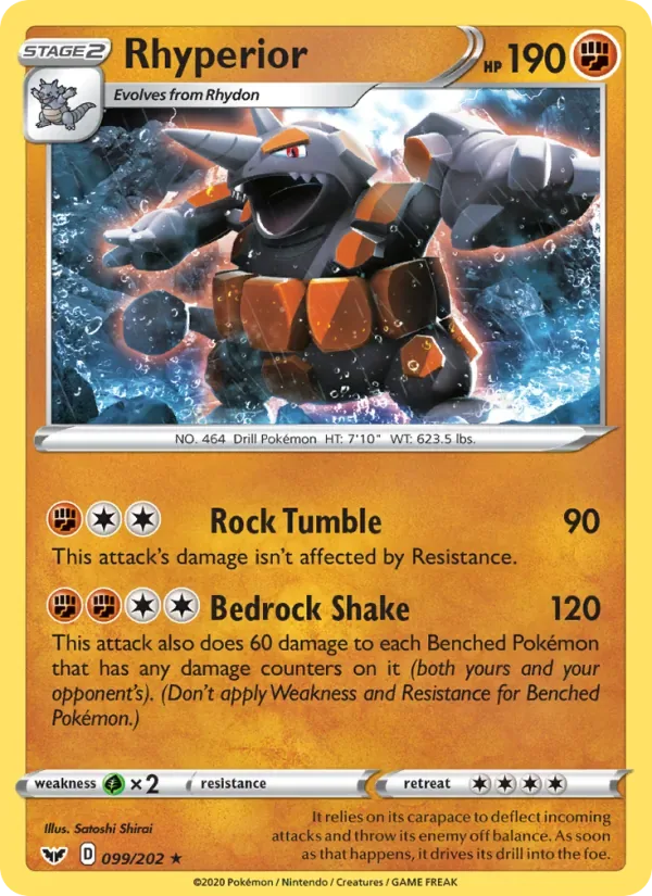 Rhyperior, Sword & Shield