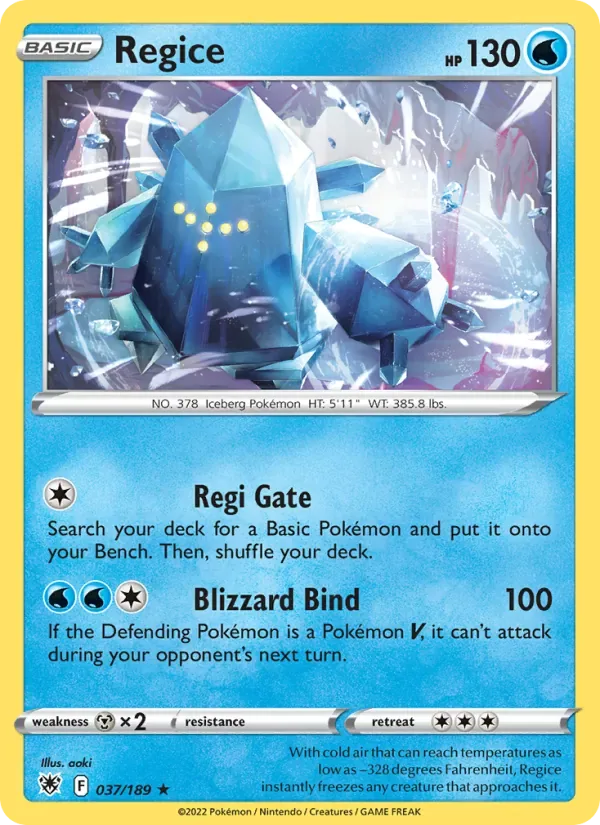 Regice, Astral Radiance