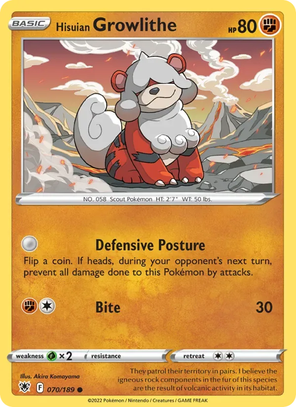 Hisuian Growlithe, Astral Radiance