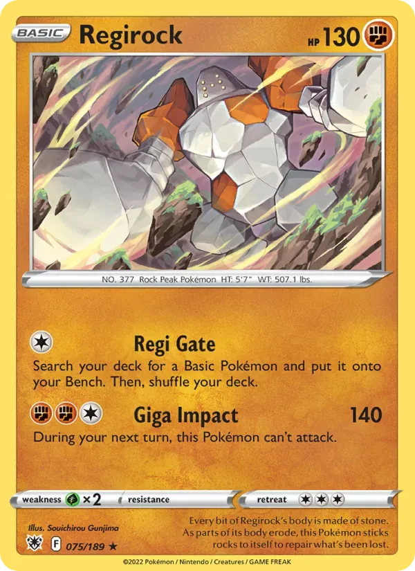 Regirock, Astral Radiance
