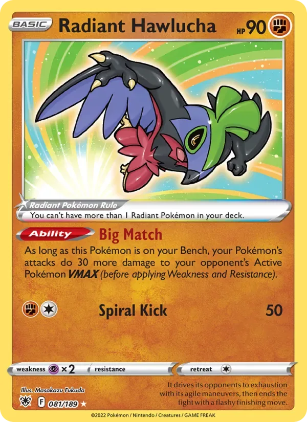 Radiant Hawlucha, Astral Radiance