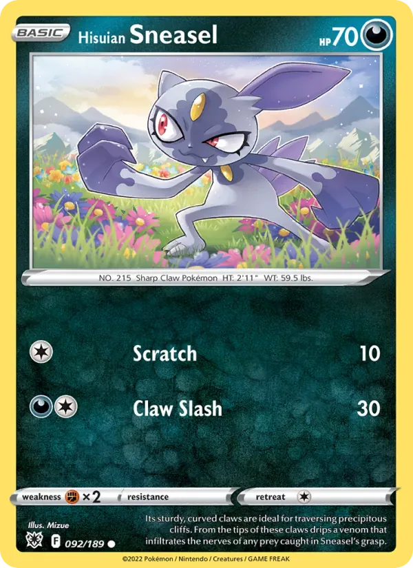 Hisuian Sneasel, Astral Radiance