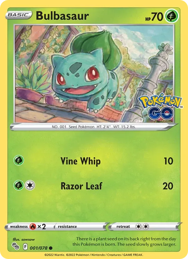 Bulbasaur, Pokémon GO