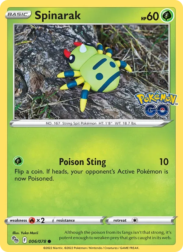 Spinarak, Pokémon GO