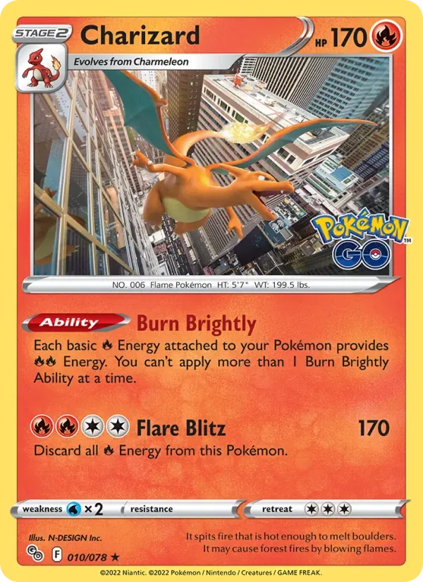 Charizard, Pokémon GO