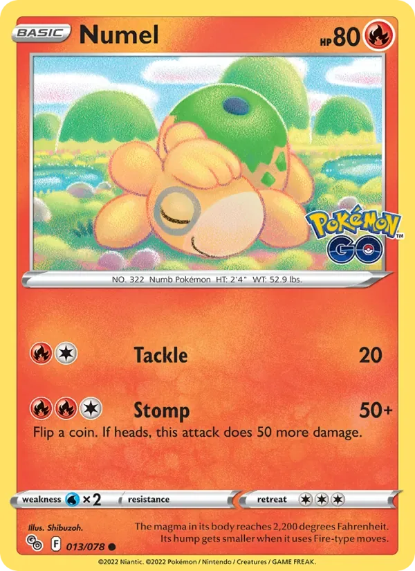 Numel, Pokémon GO