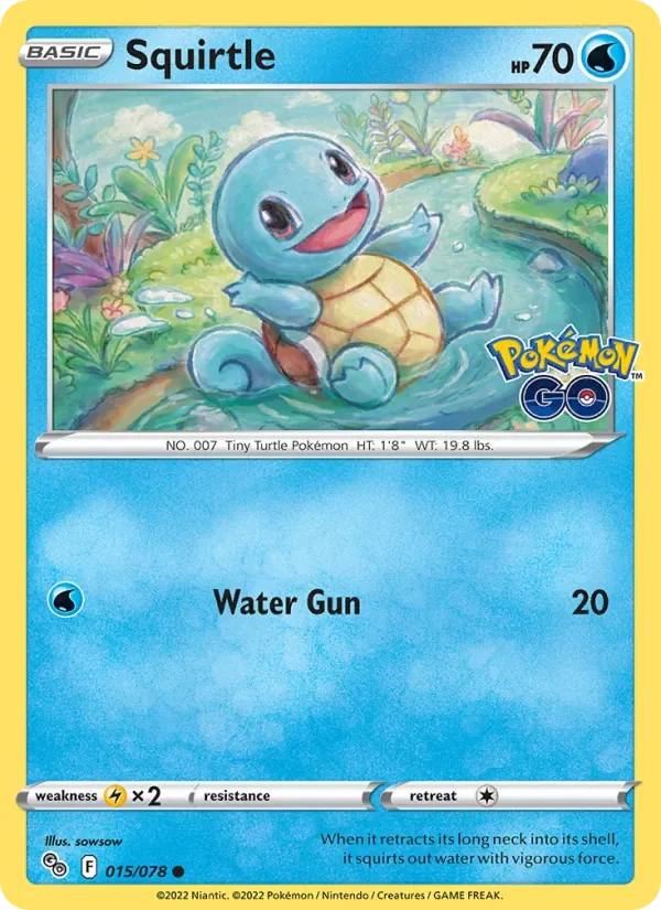 Squirtle, Pokémon GO