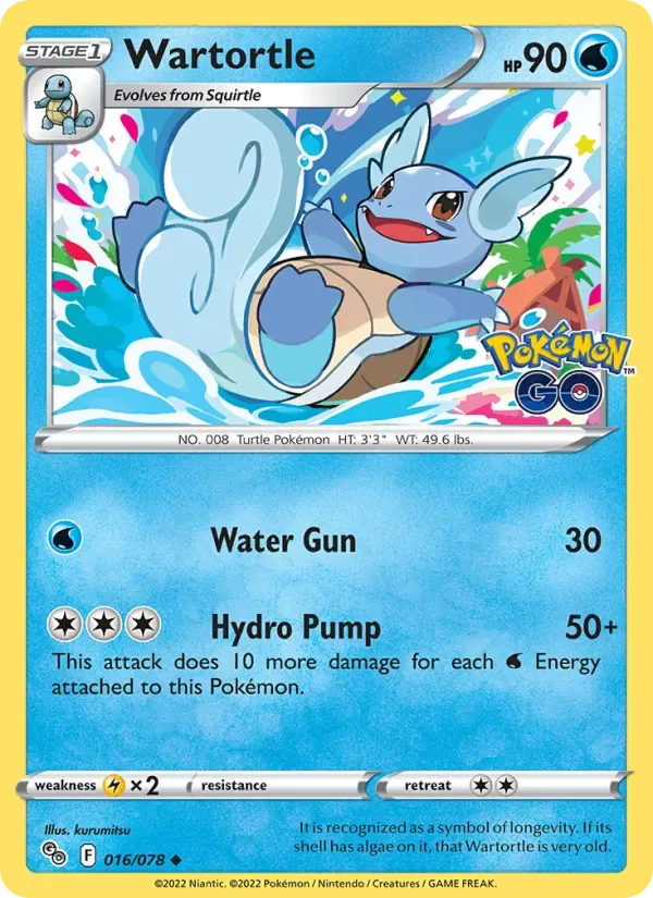 Wartortle, Pokémon GO