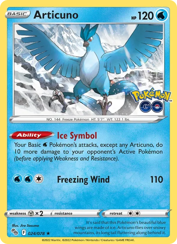 Articuno, Pokémon GO