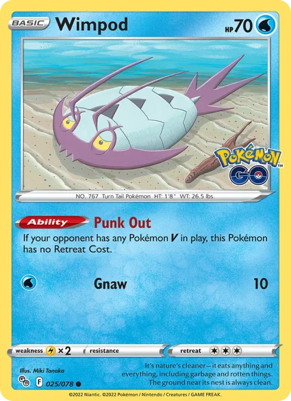 Wimpod, Pokémon GO