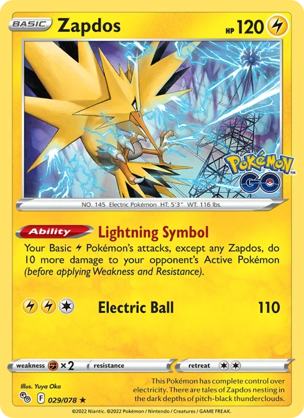 Zapdos, Pokémon GO