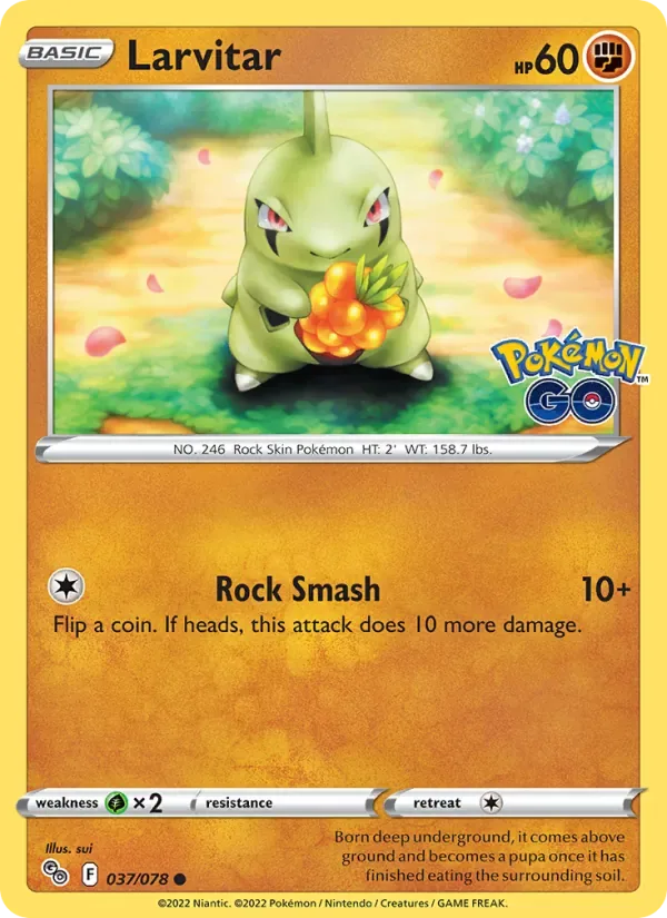 Larvitar, Pokémon GO