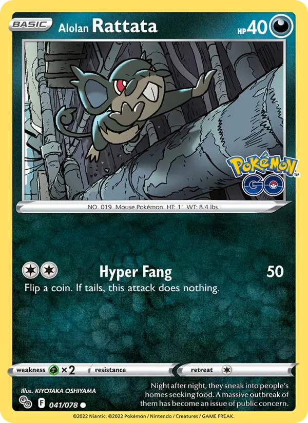 Alolan Rattata, Pokémon GO