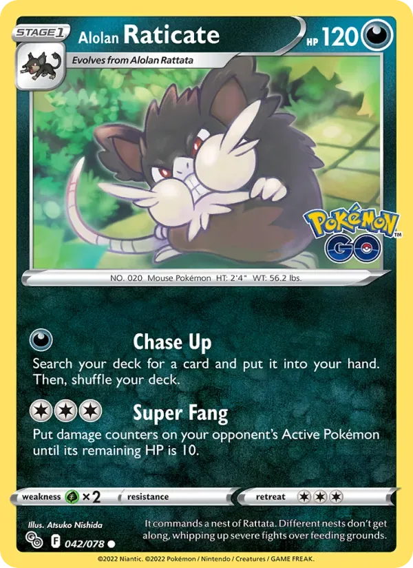 Alolan Raticate, Pokémon GO